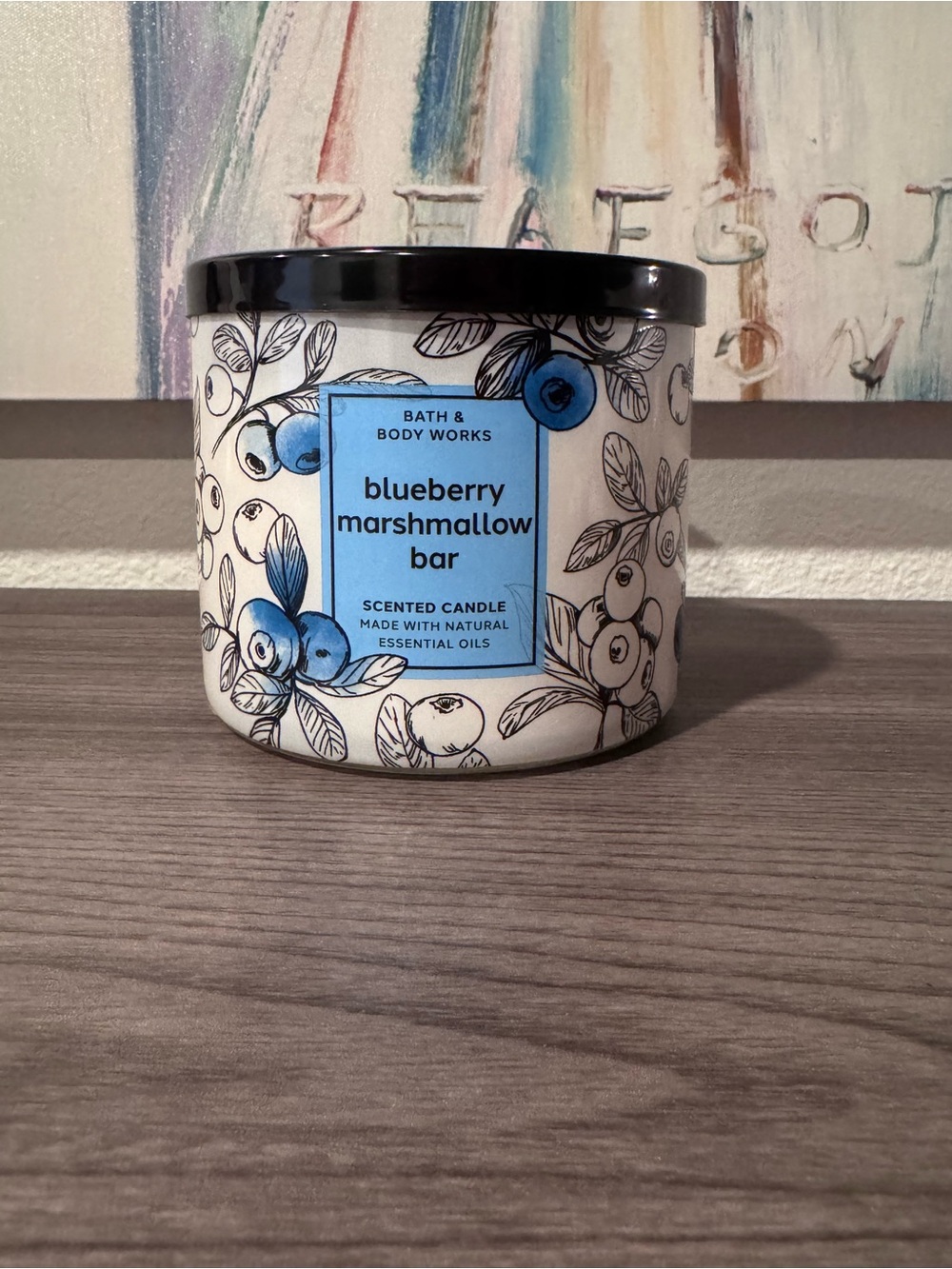 Blueberry Marshmallow Bar Candle